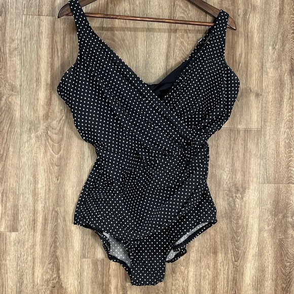 NEW MiracleSuit Pin Point Oceanus One Piece Swimsuit DD-Cup - Picture 5 of 10